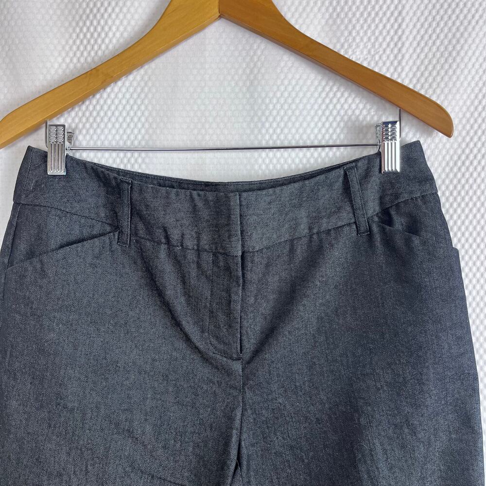 Dana Buchanan Crop Pants Women's 10 Dark Denim-Look Lightweight (C520) - Picture 3 of 7